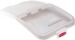 Rubbermaid - 29" Long x 17.2" Wide, Rectangular Polypropylene Lid - Use with FG360388 - Industrial Tool & Supply