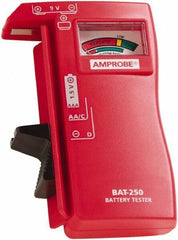 Amprobe - 0.9 VAC to 9 VAC, Battery Tester - Analog Display - Industrial Tool & Supply