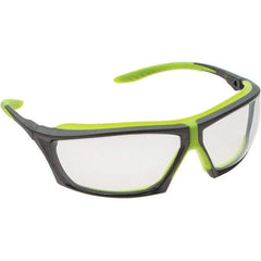 Value Collection - Safety Glasses - CLR LENS YLW/GRY FRM ZIRC GEMSTONE HI-VIS GLSS - Industrial Tool & Supply