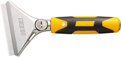 Olfa - Stiff Hardened Steel Straight Scraper - 100" Blade Width x 0.709" Blade Length, 8" Long Handle - Industrial Tool & Supply