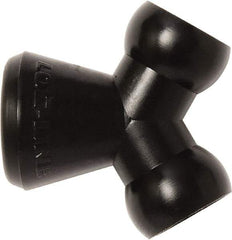 Loc-Line - 1/4" Hose Inside Diam, Coolant Hose Y-Fitting - For Use with Loc-Line Modular Hose System, 20 Pieces - Industrial Tool & Supply