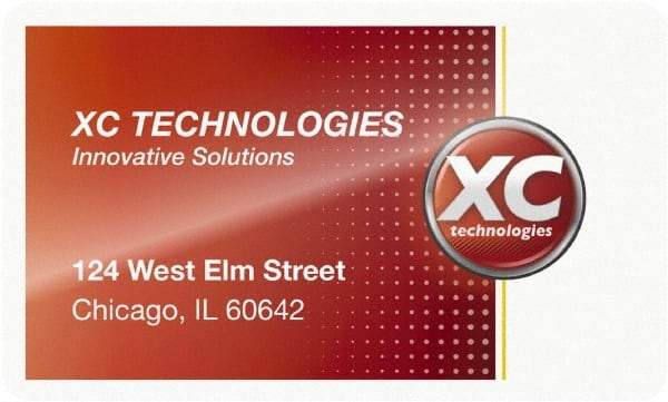 FELLOWES - 100 Piece, 5mm Thick, Business Card/ID Protectors Pouch - 3" Wide x 2" High - Industrial Tool & Supply