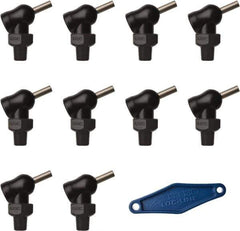 Loc-Line - 1/8" Hose Inside Diam x 5/32" Nozzle Diam, High-Pressure Coolant Hose Nozzle - NPT, for Use with Loc-Line Modular Hose System, 10 Pieces - Industrial Tool & Supply
