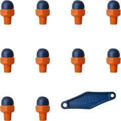 Loc-Line - 1/8" Hose Inside Diam x 5/32" Nozzle Diam, High-Pressure Coolant Hose Nozzle - NPT, for Use with Loc-Line Modular Hose System, 10 Pieces - Industrial Tool & Supply