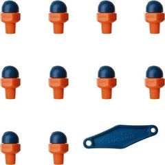Loc-Line - 1/8" Hose Inside Diam, High-Pressure Coolant Hose Nozzle - NPT, for Use with Loc-Line Modular Hose System, 10 Pieces - Industrial Tool & Supply