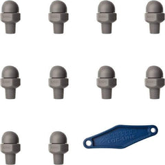 Loc-Line - 1/8" Hose Inside Diam, High-Pressure Coolant Hose Nozzle - NPT, for Use with Loc-Line Modular Hose System, 10 Pieces - Industrial Tool & Supply