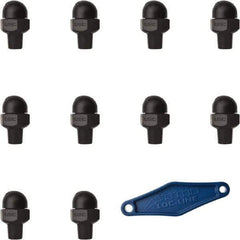 Loc-Line - 1/8" Hose Inside Diam, High-Pressure Coolant Hose Nozzle - NPT, for Use with Loc-Line Modular Hose System, 10 Pieces - Industrial Tool & Supply