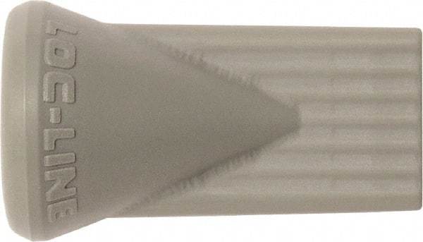Loc-Line - 1/4" Hose Inside Diam, Coolant Hose Nozzle - Unthreaded, for Use with Loc-Line Modular Hose System, 20 Pieces - Industrial Tool & Supply