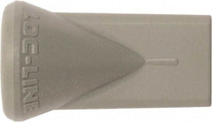 Loc-Line - 1/4" Hose Inside Diam, Coolant Hose Nozzle - Unthreaded, for Use with Loc-Line Modular Hose System, 20 Pieces - Industrial Tool & Supply