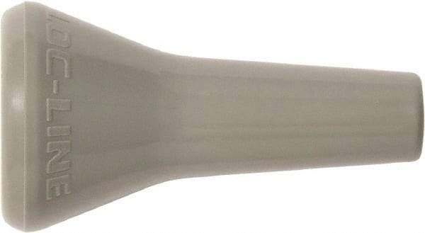 Loc-Line - 1/4" Hose Inside Diam x 1/8" Nozzle Diam, Coolant Hose Nozzle - Unthreaded, for Use with Loc-Line Modular Hose System, 50 Pieces - Industrial Tool & Supply