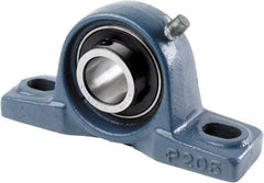 Tritan - 60mm ID, 241mm OAL x 138mm OAH Pillow Block - 7,396 Lb Static Cap, 10,723 Lb Dyn Cap, 7.24" Btw Mnt Hole Ctrs, 69.85mm Base-to-Ctr Ht, Cast Iron/Steel - Industrial Tool & Supply