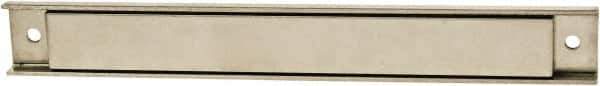 Mag-Mate - 58 Max Pull Force Lb, 6-1/2" Long x 1" Wide x 9/16" Thick, Rectangular Channel, Ceramic Fixture Magnet - 300°F Max Operating Temp, Grade 8 Ceramic, Stainless Steel Housing - Industrial Tool & Supply