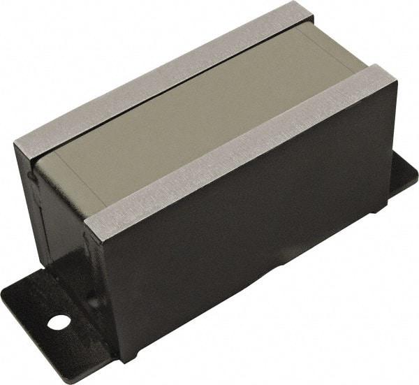 Mag-Mate - 500 Max Pull Force Lb, 5-1/4" Long x 1-7/8" Wide x 2-1/4" Thick, End Mount, Ceramic Fixture Magnet - 480°F Max Operating Temp, Grade 8 Ceramic, Steel Housing - Industrial Tool & Supply