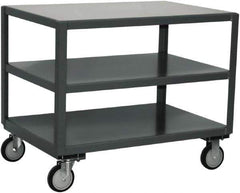 Jamco - Heavy Duty Transporter Mobile Table - Steel, Gray, 30" Long x 72" Deep x 30" High - Industrial Tool & Supply