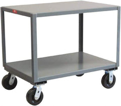 Jamco - Reinforced Mobile Table - Steel, Gray, 36" Long x 24" Deep x 31" High - Industrial Tool & Supply