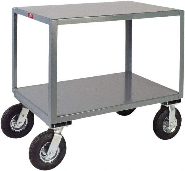 Jamco - Vibration Reduction Mobile Table - Steel, Gray, 48" Long x 24" Deep x 34" High - Industrial Tool & Supply