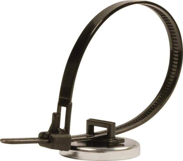 Mag-Mate - 1.24" Diam, 0.275" Cup Height, 0.44" Overall Height, 35 Lb Average Pull Force, 70 Lb Max Pull Force, Neodymium Rare Earth Cup Magnet - Magnetic Style, Bright Plated - Industrial Tool & Supply