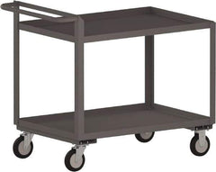 Jamco - 1,200 Lb Capacity, 24" Wide x 48" Long x 30" High Standard Utility Cart - 2 Shelf, Steel - Industrial Tool & Supply