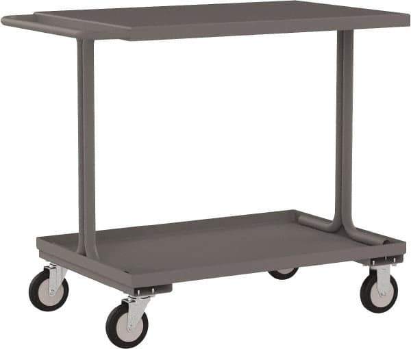 Jamco - 1,200 Lb Capacity, 24" Wide x 36" Long x 39" High Service Cart - 2 Shelf, Steel - Industrial Tool & Supply