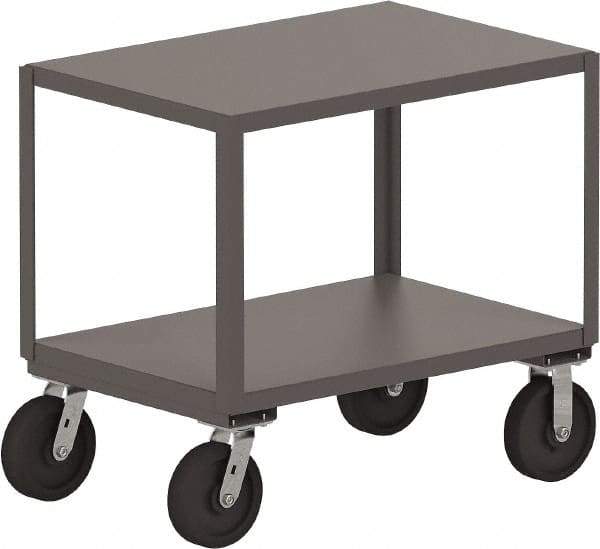 Jamco - Flush Mobile Table - Steel, Gray, 60" Long x 30" Deep x 33" High - Industrial Tool & Supply