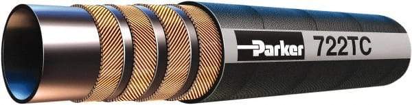 Parker - -6 Hose Size, 3/8" ID x 0.8" OD, 4,000 psi Work Pressure Hydraulic Hose - Synthetic Rubber, -40°F to 257°F - Industrial Tool & Supply