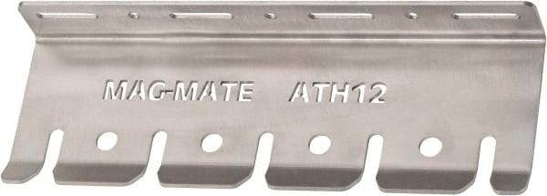Mag-Mate - 4" Projection, 302 Stainless Steel Air Tool Holder Rack - 12" OAL - Industrial Tool & Supply