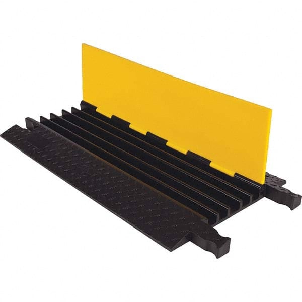 Checkers - On Floor Cable Covers Cover Material: Polyurethane Number of Channels: 5 - Industrial Tool & Supply