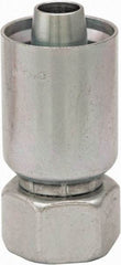 Parker - M42x2 Metric Steel Hydraulic Hose Female Metric S & 24° Cone Swivel Straight Fitting - 6,000 psi, -16 Hose Size, 1" Hose Diam, Series 77 - Industrial Tool & Supply