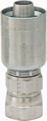 Parker - 1-7/8-12 JIC Steel Hydraulic Hose Female JIC 37° Swivel & Straight Fitting - 5,000 psi, -24 Hose Size, 1 1/2" Hose Diam, Series 77 - Industrial Tool & Supply