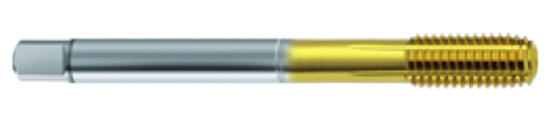 M14 x 1.00 Dia. - 6HX - 5 FL - Cobalt Semi-Bott Tap-TiN FORM-C DIN 374 - Industrial Tool & Supply