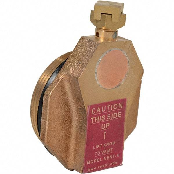 Vestil - Drum Vents Type: Drum Vents Material: Brass - Industrial Tool & Supply