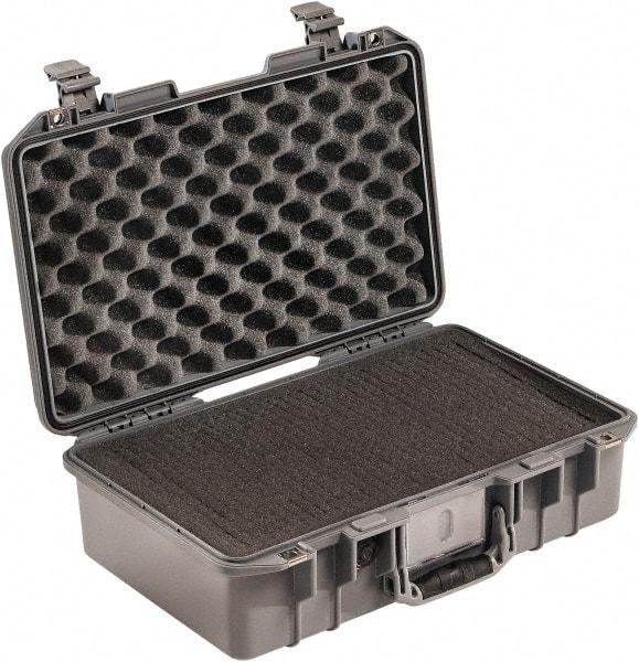 Pelican Products, Inc. - 12-51/64" Wide x 6-57/64" High, Aircase w/Foam - Silver - Industrial Tool & Supply
