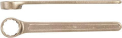 Ampco - 22mm 12 Point Box Wrench - Single End, Aluminum Bronze, Plain Finish - Industrial Tool & Supply