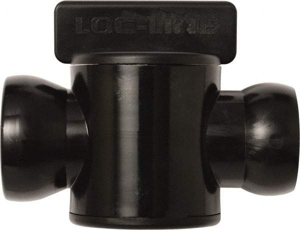 Loc-Line - 10 Piece, 3/4" ID Coolant Hose In-Line Check Valve - Female to Ball Connection, Acetal Copolymer Body, Unthreaded, Use with Loc-Line Modular Hose Systems - Industrial Tool & Supply