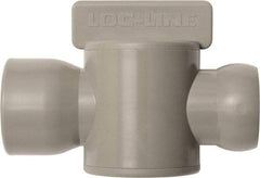 Loc-Line - 10 Piece, 3/4" ID Coolant Hose Female NPT Valve - Female to Female Connection, Acetal Copolymer Body, NPT, Use with Loc-Line Modular Hose Systems - Industrial Tool & Supply