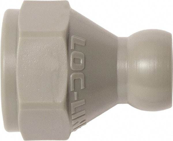 Loc-Line - 20 Piece, 1/4" Hose ID, Female to Male Coolant Hose SAE Flare Nut Adapter - 3/8" Pipe Thread, For Loc-Line Modular Hose Systems - Industrial Tool & Supply