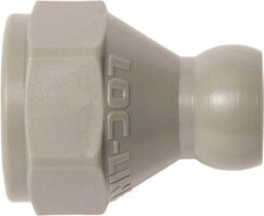 Loc-Line - 20 Piece, 1/4" Hose ID, Female to Male Coolant Hose SAE Flare Nut Adapter - 3/8" Pipe Thread, For Loc-Line Modular Hose Systems - Industrial Tool & Supply