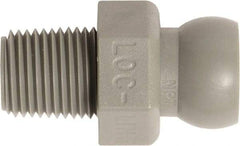 Loc-Line - 50 Piece, 1/8" Hose ID, Male to Female Coolant Hose Connector - 1/8" NPT, For Loc-Line Modular Hose Systems - Industrial Tool & Supply