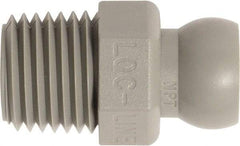 Loc-Line - 50 Piece, 1/4" Hose ID, Male to Female Coolant Hose Connector - 1/4" NPT, For Loc-Line Modular Hose Systems - Industrial Tool & Supply