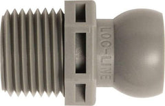 Loc-Line - 50 Piece, 1/2" Hose ID, Male to Female Coolant Hose Connector - 1/2" NPT, For Loc-Line Modular Hose Systems - Industrial Tool & Supply