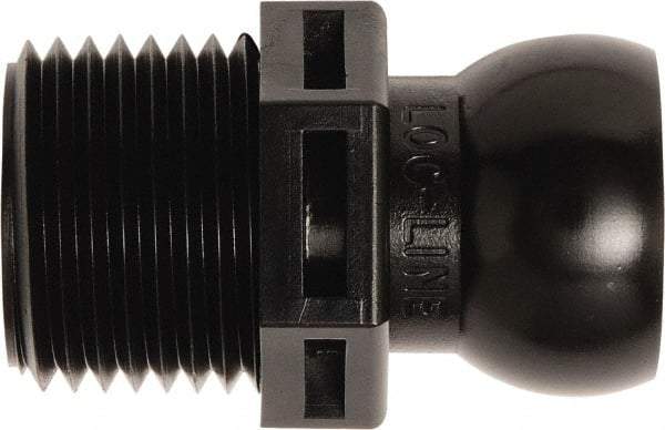 Loc-Line - 50 Piece, 1/2" Hose ID, Male to Female Coolant Hose Connector - 1/2" NPT, For Loc-Line Modular Hose Systems - Industrial Tool & Supply