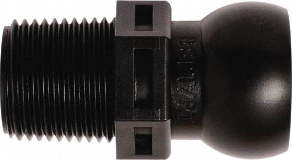 Loc-Line - 50 Piece, 3/8" Hose ID, Male to Female Coolant Hose Connector - 3/8" BSPT, For Loc-Line Modular Hose Systems - Industrial Tool & Supply