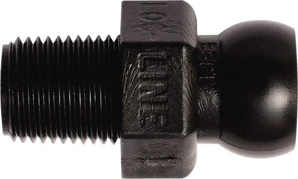 Loc-Line - 50 Piece, 1/8" Hose ID, Male to Female Coolant Hose Connector - 1/8" BSPT, For Loc-Line Modular Hose Systems - Industrial Tool & Supply