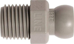 Loc-Line - 50 Piece, 1/4" Hose ID, Male to Female Coolant Hose Connector - 1/4" BSPT, For Loc-Line Modular Hose Systems - Industrial Tool & Supply