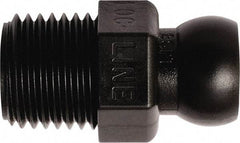 Loc-Line - 50 Piece, 1/4" Hose ID, Male to Female Coolant Hose Connector - 1/4" BSPT, For Loc-Line Modular Hose Systems - Industrial Tool & Supply
