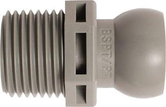 Loc-Line - 50 Piece, 1/2" Hose ID, Male to Female Coolant Hose Connector - 1/2" BSPT, For Loc-Line Modular Hose Systems - Industrial Tool & Supply