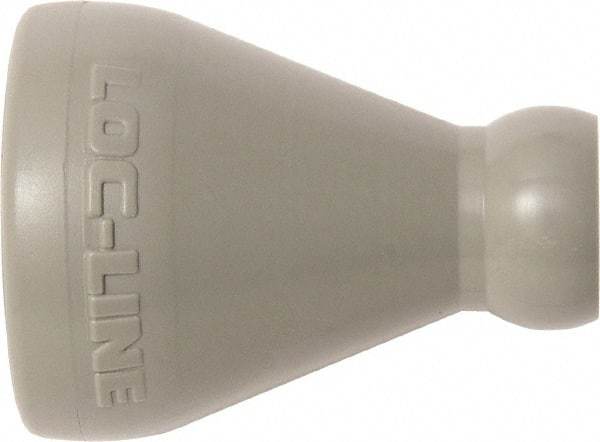 Loc-Line - 20 Piece, 1/4" Hose ID, Female to Male Coolant Hose Reducer Adapter - Unthreaded, For Loc-Line Modular Hose Systems - Industrial Tool & Supply