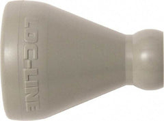 Loc-Line - 20 Piece, 1/4" Hose ID, Female to Male Coolant Hose Reducer Adapter - Unthreaded, For Loc-Line Modular Hose Systems - Industrial Tool & Supply