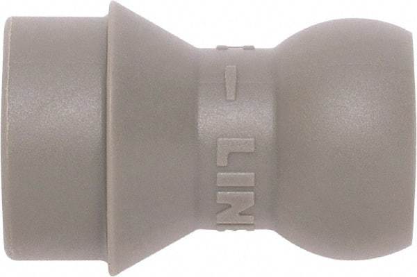 Loc-Line - 20 Piece, 1/4" Hose ID, Male to Male Coolant Hose Lathe Adapter - Unthreaded, For Loc-Line Modular Hose Systems - Industrial Tool & Supply
