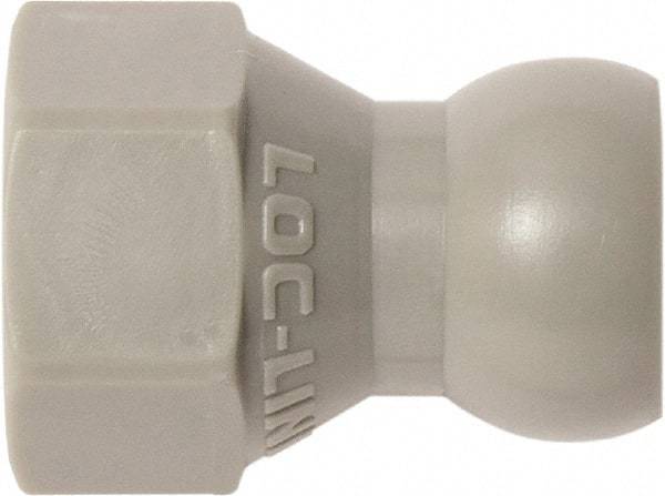 Loc-Line - 20 Piece, 1/4" Hose ID, Female to Male Coolant Hose SAE Flare Nut Adapter - 1/4" Pipe Thread, For Loc-Line Modular Hose Systems - Industrial Tool & Supply